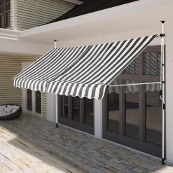 Klemmmarkise Weiß/Grau 350cm -Gartenmöbel Und Dekoration Geschäft 61663c2d368f8e3b9801761df1703d45 de 881787d 4 1 1 1