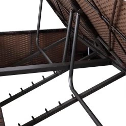 Polyrattan Sonnenliege Braun/Creme 196x116x38cm 18 Polyrattan Sonnenliege Braun/Creme 196x116x38cm -Gartenmöbel Und Dekoration Geschäft 62745e50d44f205a2fa62b3a706ef605 de 992873d 9