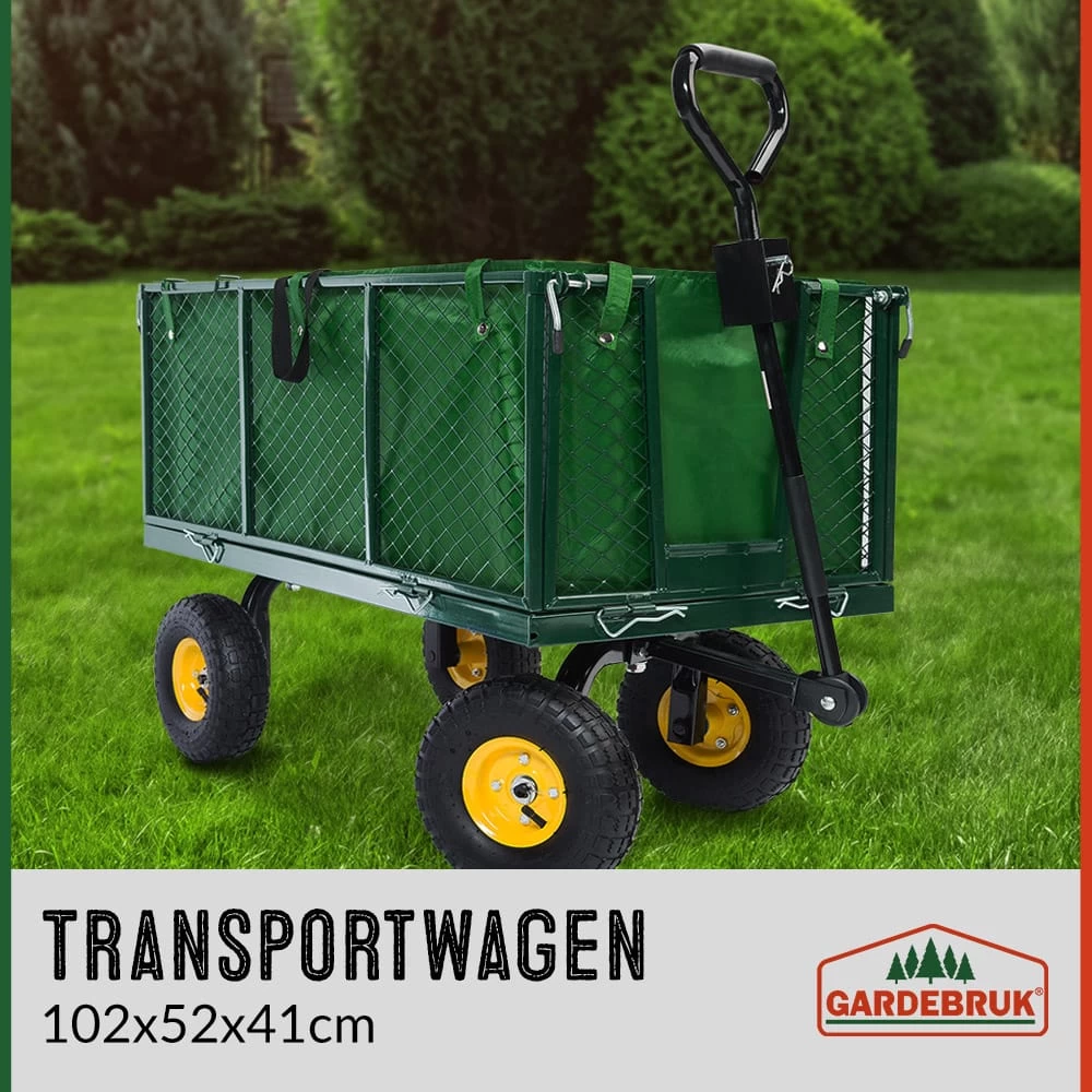 Transportwagen Grün 114x52x64cm 550kg 8 Transportwagen Grün 114x52x64cm 550kg – Bild 6