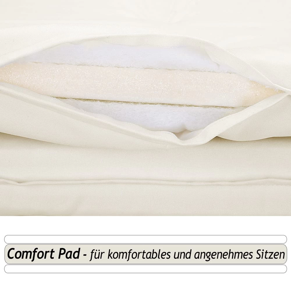 Sitzkissen 4er-Set Sydney Creme 6 Sitzkissen 4er-Set Sydney Creme – Bild 4