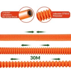 Gartenschlauch Orange 30m Flexibel 21 Gartenschlauch Orange 30m Flexibel -Gartenmöbel Und Dekoration Geschäft 65143d073a29179a55965329253ab103 de 109325d 10
