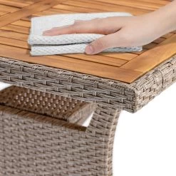 Polyrattan Gartentisch Takeo Creme 190x90x74cm Akazie 12 Polyrattan Gartentisch Takeo Creme 190x90x74cm Akazie -Gartenmöbel Und Dekoration Geschäft 6546a215ba6b7ba6ed47cb32b2be8d2b de 995698d 30 1
