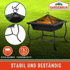 Feuerschale 45x45cm -Gartenmöbel Und Dekoration Geschäft 65502e8f3db8c46b0eb6b44ff3377013 de 101099 5