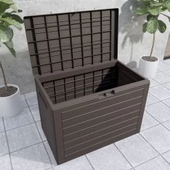 Auflagenbox Lille Braun 190L 16 Auflagenbox Lille Braun 190L -Gartenmöbel Und Dekoration Geschäft 668c0b5e7d23ac34933bb1932d33d206 de 108494d 5 1