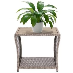 Polyrattan Beistelltisch Vedis Creme 45x45x40cm -Gartenmöbel Und Dekoration Geschäft 66cd96be73450f14ddf8cd6c6faceaa2 de 109510d 17 3
