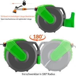 Wasserschlauchaufroller 30m Automatisch -Gartenmöbel Und Dekoration Geschäft 68cb11f12877d40dac1fb5f05c55399a de 108549d 6