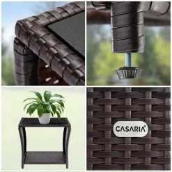 Polyrattan Beistelltisch Vedis Braun 45x45x40cm 14 Polyrattan Beistelltisch Vedis Braun 45x45x40cm -Gartenmöbel Und Dekoration Geschäft 68e89136349be34abba6ff24be8402fd de 109509d 08 1 1