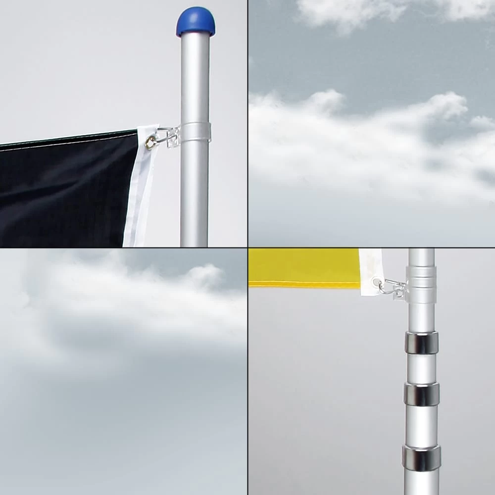 Teleskop Fahnenmast Aus Aluminium 630cm 5 Teleskop Fahnenmast Aus Aluminium 630cm – Bild 3