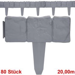 Beeteinfassung 8er-Set Granitoptik 20m -Gartenmöbel Und Dekoration Geschäft 694525ab9473ad6168b829b4b717f66d a de 994481g 1