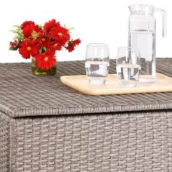 Polyrattan Auflagenbox Creme 318L -Gartenmöbel Und Dekoration Geschäft 6a1cca6faf89697ddeeba36631df2464 de 108955d 3 1