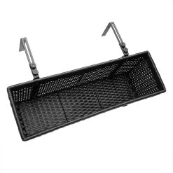 Polyrattan Blumenkasten 2er-Set Schwarz -Gartenmöbel Und Dekoration Geschäft 6a8f5aad917000cf43997e05d8478a06 de 108062d 3