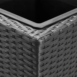Polyrattan Blumentopf Schwarz 83x30,5x60cm -Gartenmöbel Und Dekoration Geschäft 6cb417fc2bead38004c196b7a68a5b01 de 106639d 6