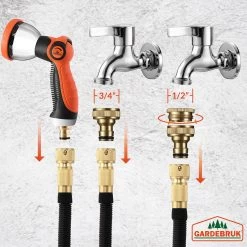 Gartenschlauch Schwarz 15m Flexibel -Gartenmöbel Und Dekoration Geschäft 6ddbd4788826ca6d7ebf9d7766f60342 de 109316d 8 1 1 2