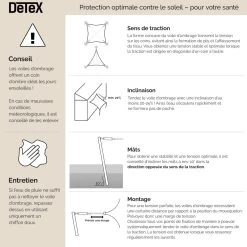 Sonnensegel Oxford Rechteck Sand 3x4m -Gartenmöbel Und Dekoration Geschäft 6eedc12d701494d23bfda97146c2fd84 fr 881101d 7 1 1 4