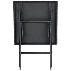 Polyrattan Klapptisch Rom Schwarz 73x63x63cm -Gartenmöbel Und Dekoration Geschäft 6f87bf49c2062dcda42bc90e4b76f956 de 108667d 4 1