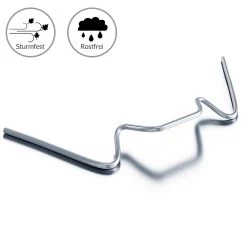 Gewächshausklammern 100er-Set Edelstahl 12 Gewächshausklammern 100er-Set Edelstahl -Gartenmöbel Und Dekoration Geschäft 6ff359d6074bde6e508b9b7123260d50 de 107829d 1