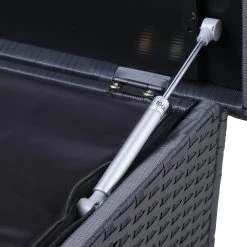 Polyrattan-Auflagenbox Schwarz 150x77x73cm Mit Rollen -Gartenmöbel Und Dekoration Geschäft 7023f48b1f676835c30d8b7776ec24a8 de 108343d 5 1