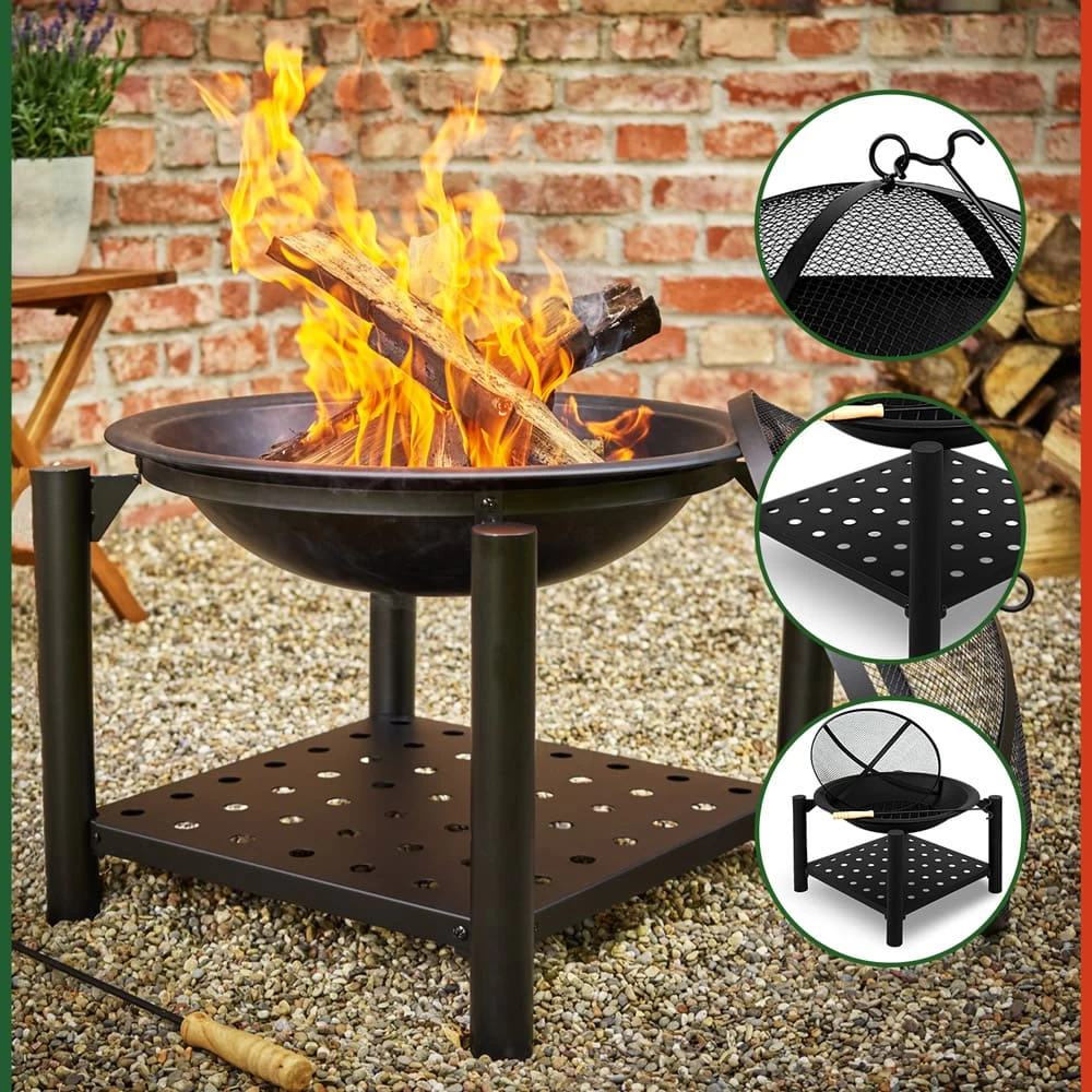 Feuerstelle Stahl Ø55cm 5 Feuerstelle Stahl Ø55cm – Bild 3