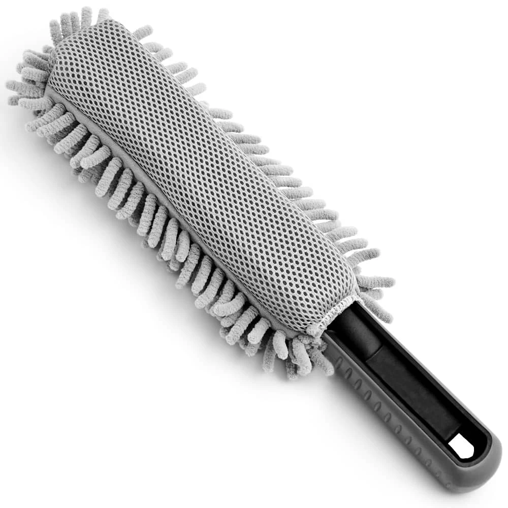 Felgen-Reinigungsbürste Grau Microfaser 34cm 6 Felgen-Reinigungsbürste Grau Microfaser 34cm – Bild 4