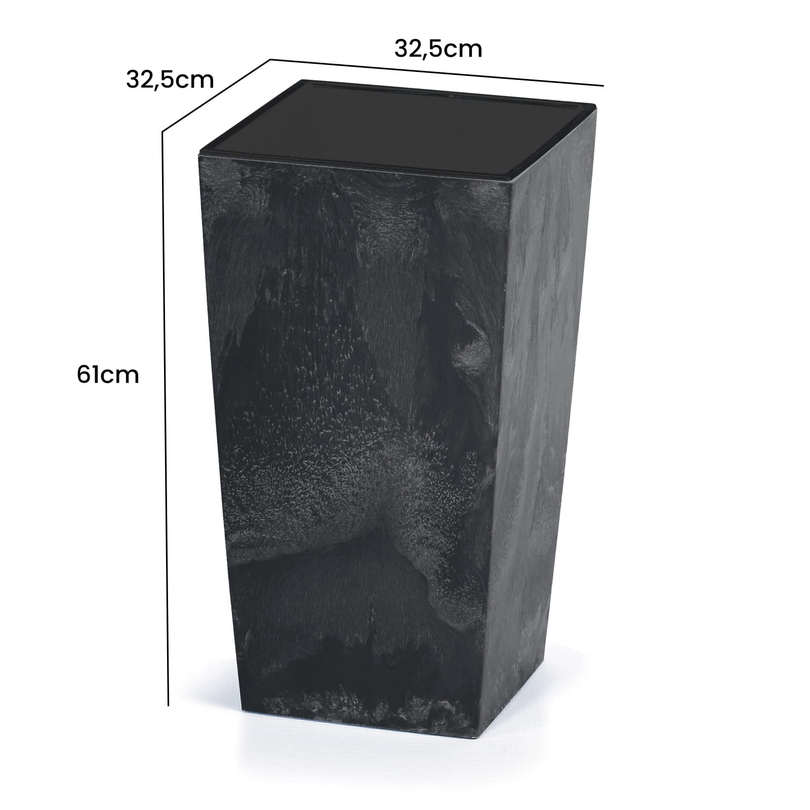 Blumentopf Betonoptik Anthrazit 49L 7 Blumentopf Betonoptik Anthrazit 49L – Bild 5