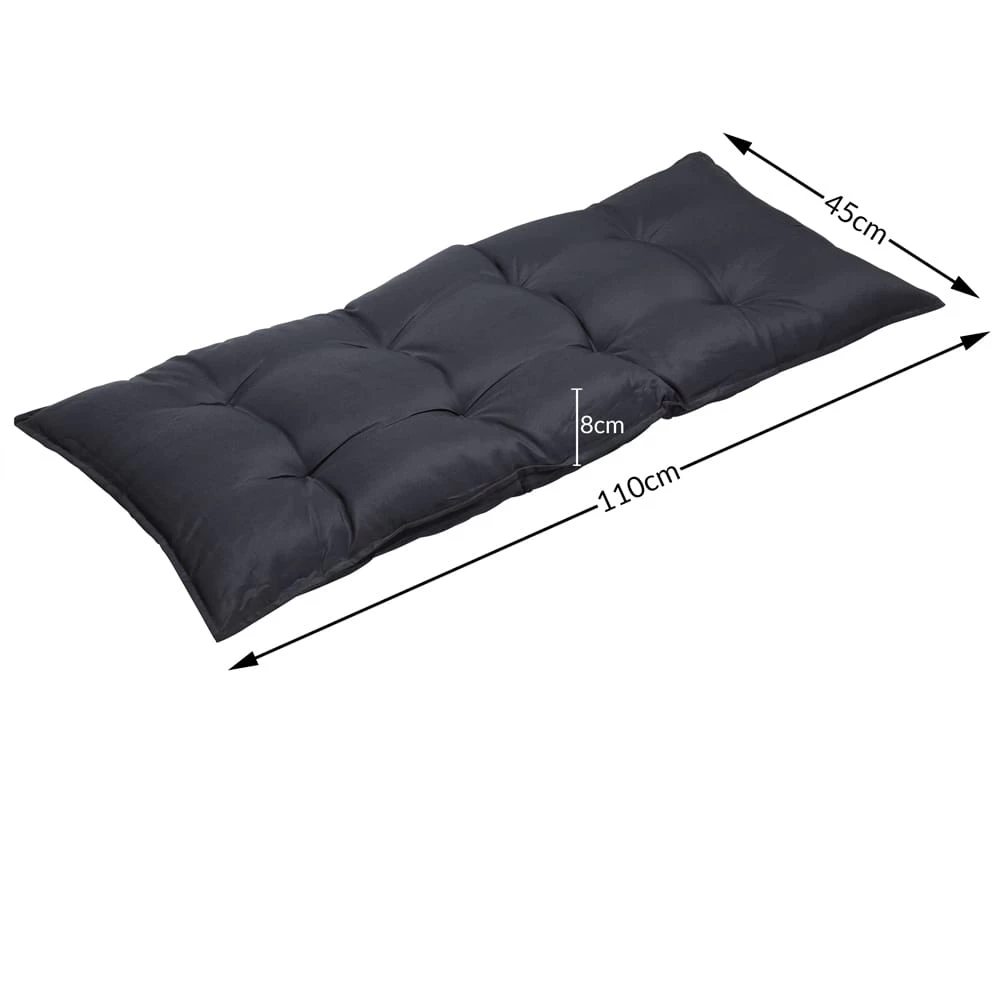 Bankauflage Anthrazit 110x50x8cm 9 Bankauflage Anthrazit 110x50x8cm – Bild 7