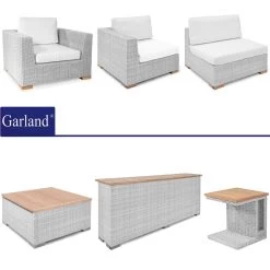 Polyrattan Beistelltisch Havanna Weiß/Grau -Gartenmöbel Und Dekoration Geschäft 7547cdef694ad54456ba354ac93d320b a de 881884g1 2 1