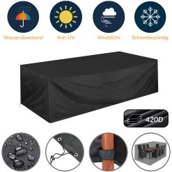 Abdeckung Sitzgruppe Anthrazit 308x138x89cm -Gartenmöbel Und Dekoration Geschäft 75a8863abdb246cdf3df90a9b07423a4 de 108652g 1