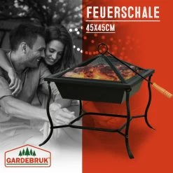 Feuerschale 45x45cm -Gartenmöbel Und Dekoration Geschäft 7762843404492cf11525a5e7820d2718 de 101099d 12