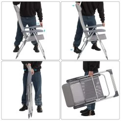 Gartenstuhl 4er-Set Silber Alu 15 Gartenstuhl 4er-Set Silber Alu -Gartenmöbel Und Dekoration Geschäft 798007c0cd41e0823955ba2da582561f 2