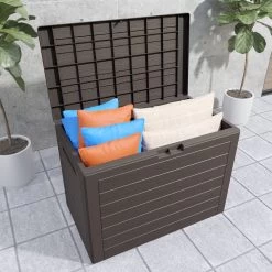 Auflagenbox Lille Braun 190L 13 Auflagenbox Lille Braun 190L -Gartenmöbel Und Dekoration Geschäft 7c3dcf7b16d2e7ec6bfddb23afa55f9c de 108494d 4 1