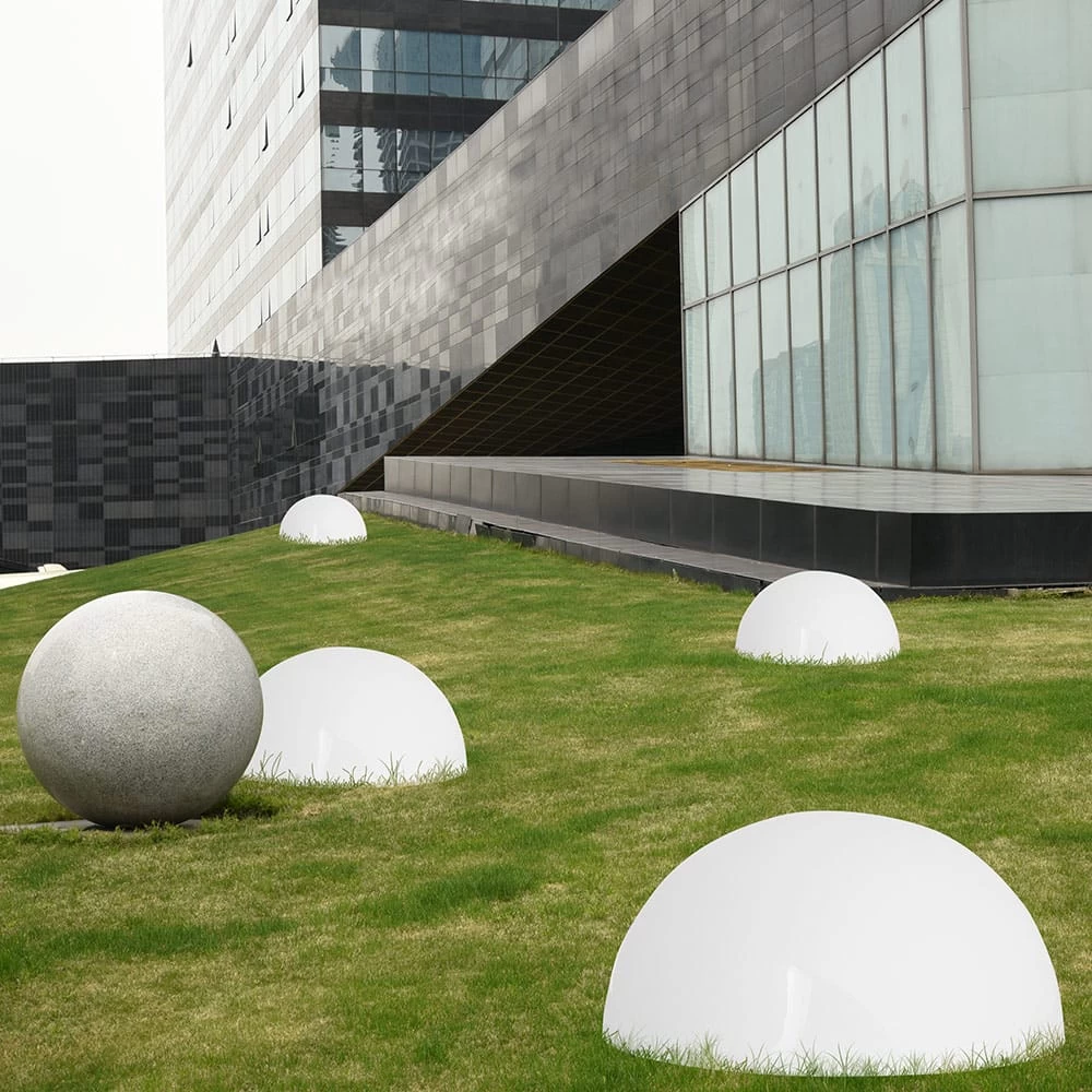 LED Solarleuchte 3er-Set Halbrund 7 LED Solarleuchte 3er-Set Halbrund – Bild 5