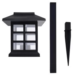 LED Solarleuchten 18er-Set Schwarz -Gartenmöbel Und Dekoration Geschäft 7f515f86e351ad90939c0f208029a6c1 de 105733d 2 1 3