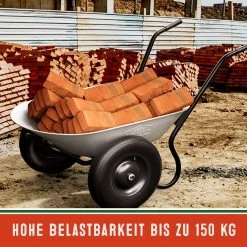 Schubkarre 2-Rad Verzinkt 150kg Mit Luftbereifung -Gartenmöbel Und Dekoration Geschäft 8263c3a1490fcd65b3e60fe012120ff9 de 108752d 20 1