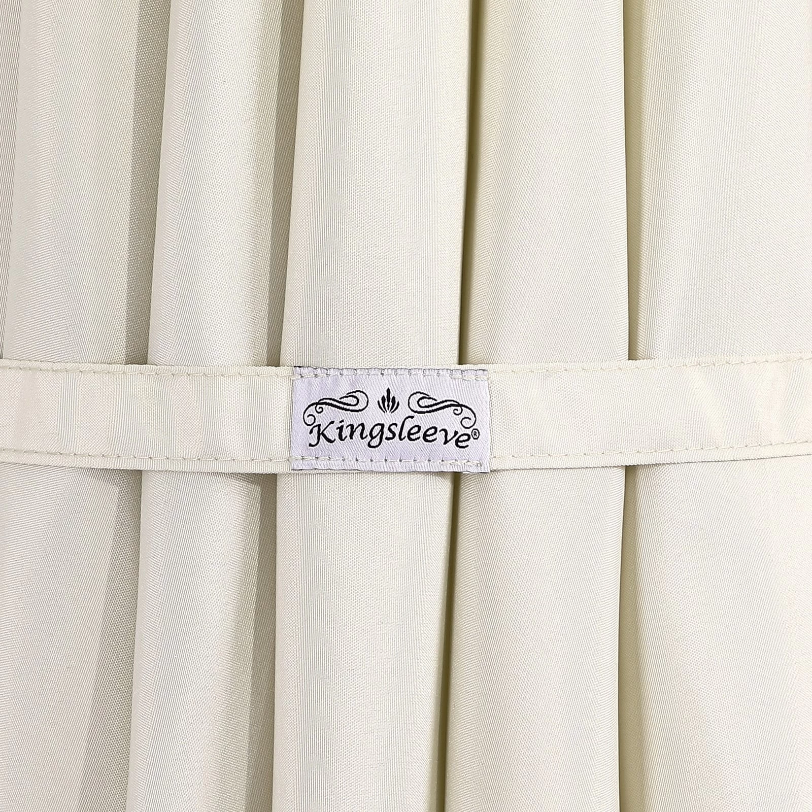 LED Solar Ampelschirm Mali Creme Ø330cm 5 LED Solar Ampelschirm Mali Creme Ø330cm – Bild 3