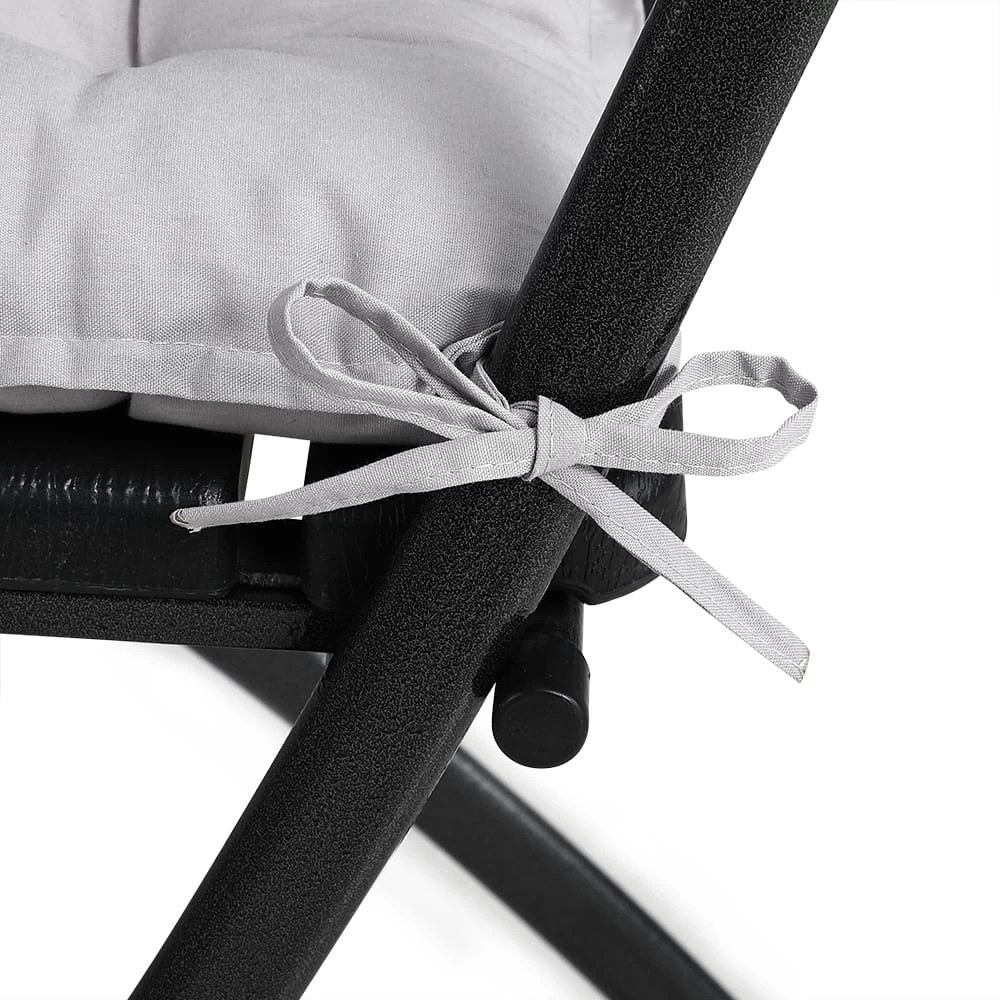 Sitzkissen 4er-Set Cozy Grau 9 Sitzkissen 4er-Set Cozy Grau – Bild 7