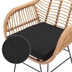 Polyrattan Garten-Sitzgruppe Bali 3-tlg. Natur/Schwarz -Gartenmöbel Und Dekoration Geschäft 87def6e60d2d6e5fc6272ce1097883ad de 108348d 19 1