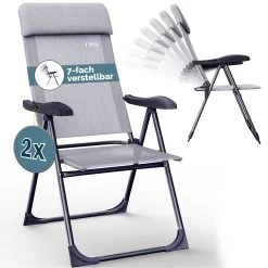 Gartenstuhl 2er-Set Grau Meliert Alu Klappbar -Gartenmöbel Und Dekoration Geschäft 880502584d02da9a60b86208f6bfd793 01 109584 on fs m amz high de 1