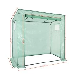 Foliengewächshaus 200x173x80cm 19 Foliengewächshaus 200x173x80cm -Gartenmöbel Und Dekoration Geschäft 8a9541beda7df821165b17071e600579 de 108267d 7 1