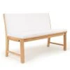 Bankauflage Toscana Mit Rückenlehne Weiß 130x50x7cm -Gartenmöbel Und Dekoration Geschäft 8ccce7ab086731a62ef63c02b53025e7 a de 180062g