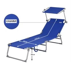 Sonnenliege Hawaii Blau Alu 195x60x30cm -Gartenmöbel Und Dekoration Geschäft 8d800b5632fa12be3e3c72ffe5eb9bcb de 101418d 4