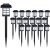 LED Solarleuchten 18er-Set Schwarz
