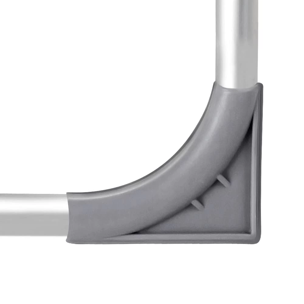 Gartenstuhl 4er-Set Silber Alu 4 Gartenstuhl 4er-Set Silber Alu – Bild 2