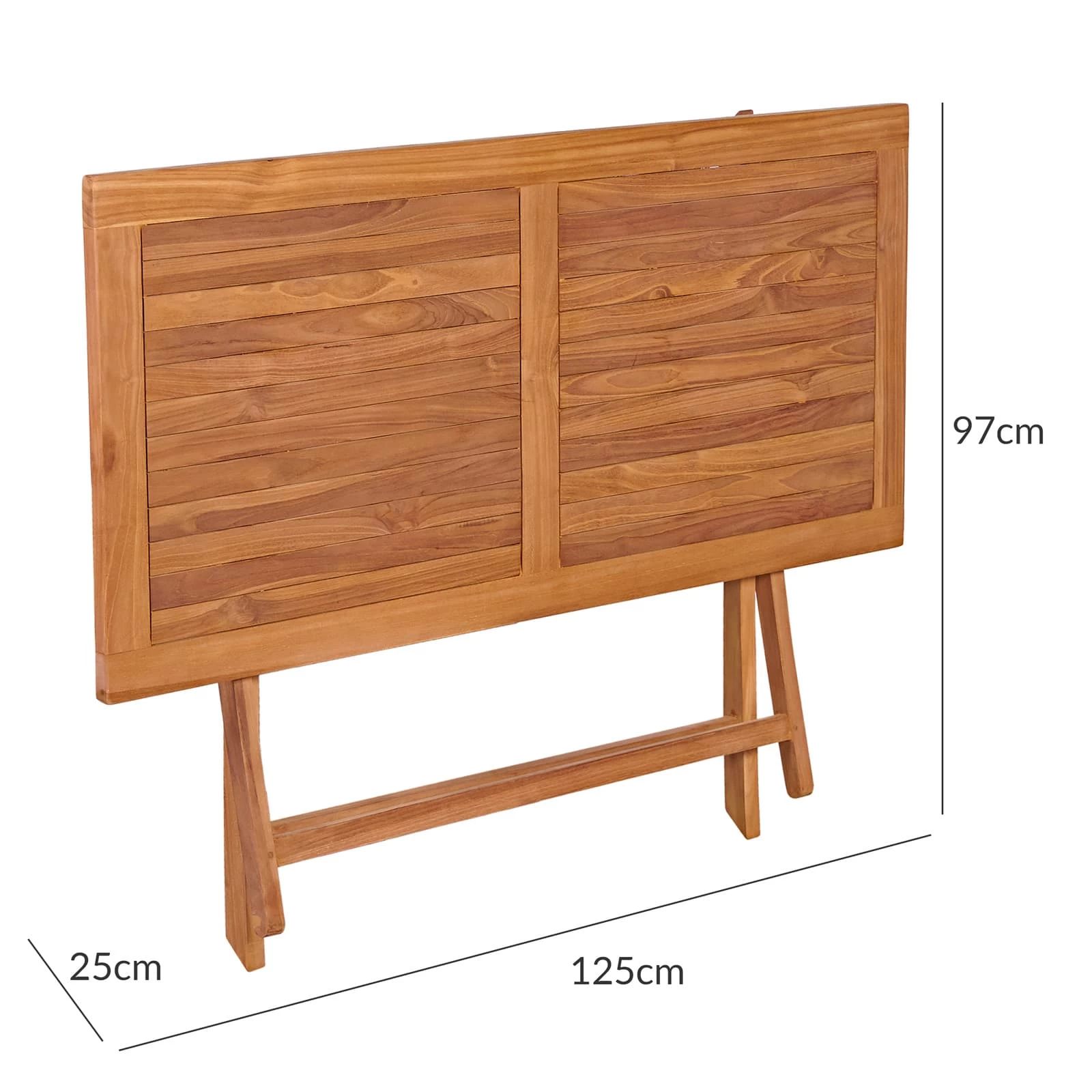 Gartentisch Bari Teakholz 125x60x75cm Klappbar 12 Gartentisch Bari Teakholz 125x60x75cm Klappbar – Bild 10