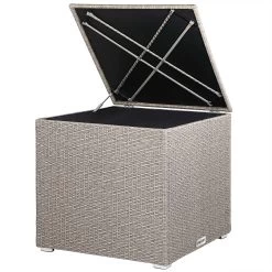 Polyrattan Auflagenbox Creme 318L