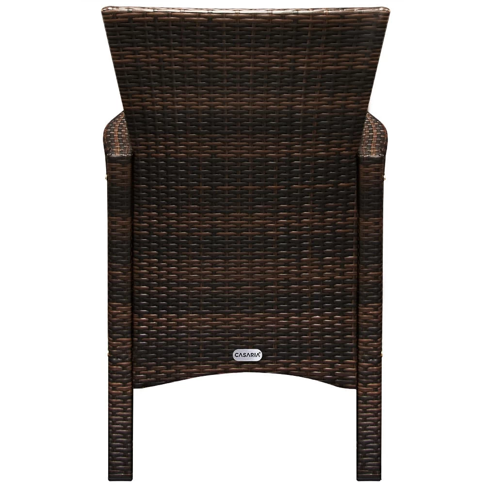 Polyrattan Garten-Sitzgruppe Rom 9-tlg. Braun Akazienholz 12 Polyrattan Garten-Sitzgruppe Rom 9-tlg. Braun Akazienholz – Bild 10