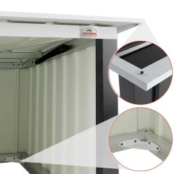 Mähroboter Garage Anthrazit Metall 89x90x54cm 13 Mähroboter Garage Anthrazit Metall 89x90x54cm -Gartenmöbel Und Dekoration Geschäft 93a39a880aa5213ffd0fe22643c46383 de 109176d 2 1