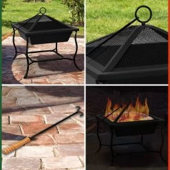 Feuerschale 45x45cm -Gartenmöbel Und Dekoration Geschäft 93cf76256563eb9f2ff97d8daea54db6 de 101099d 17