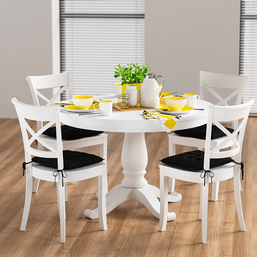 Sitzkissen 4er-Set Cozy Anthrazit 4 Sitzkissen 4er-Set Cozy Anthrazit – Bild 2