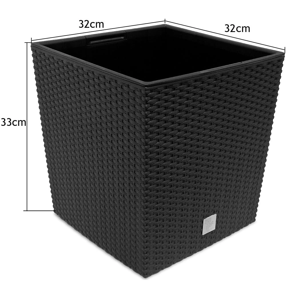 Blumentopf Rato Low Anthrazit 32x32x33cm 5 Blumentopf Rato Low Anthrazit 32x32x33cm – Bild 3