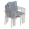 Gartenstuhl Monza 4er-Set Grau Stapelbar -Gartenmöbel Und Dekoration Geschäft 989e1c4fe0506d187da69995d0801a1b de 994932d 4